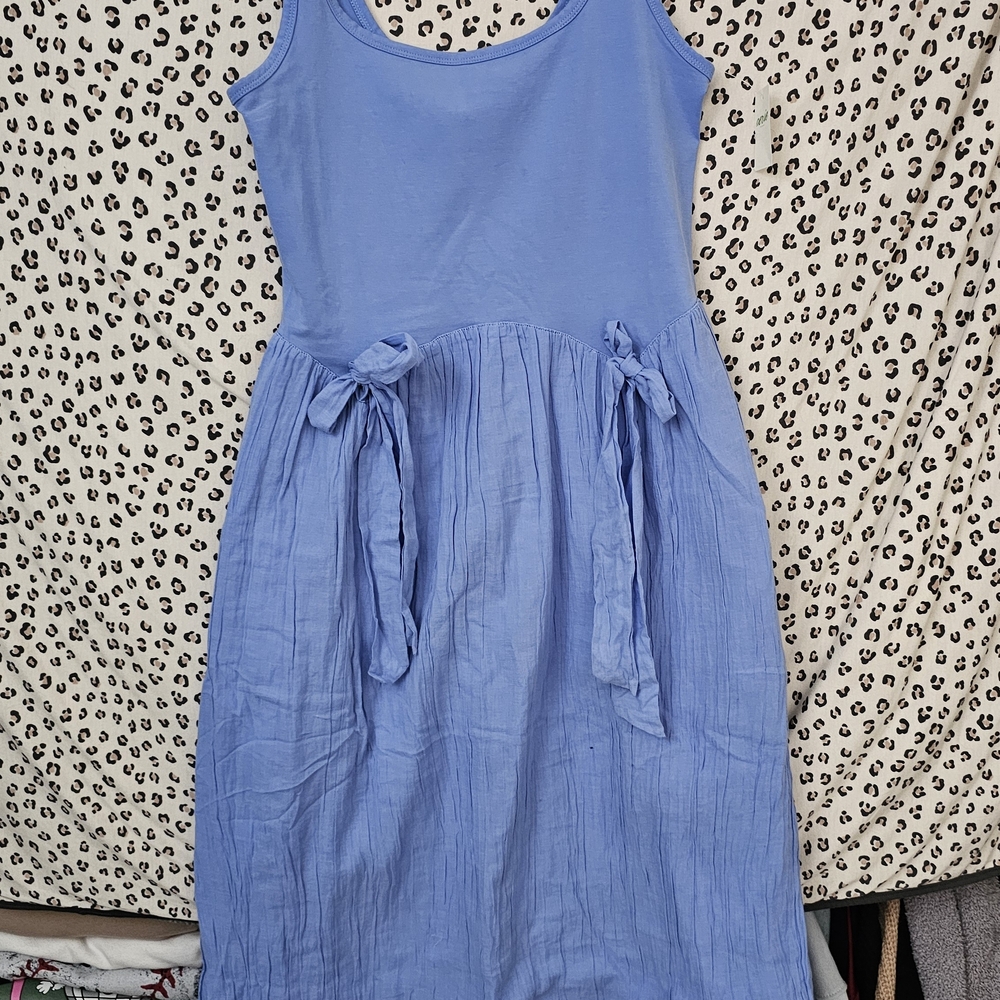 Aerie Blue Casual Maxi Dress - Picture 2 of 5
